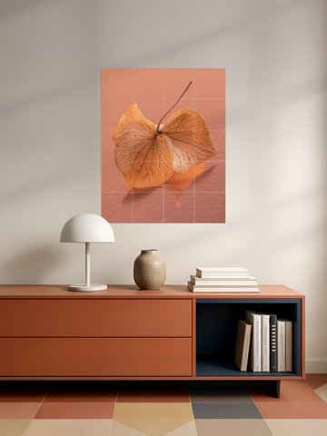 The Dancing Hydrangea Leaf: Fragile And Vulnerable, par Marjolijn van den Berg - IXXI 6