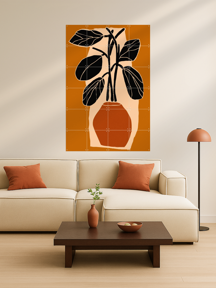 Bold Leaf Silhouette