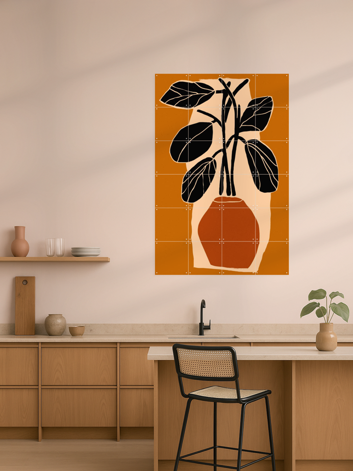Bold Leaf Silhouette