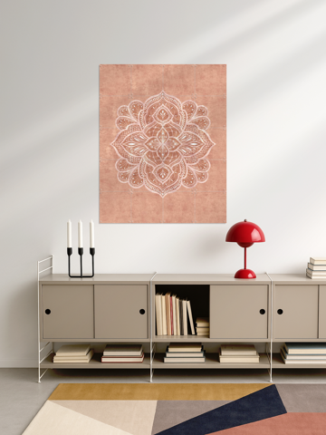 Marrakech Terracotta Mandala Texture, by Bloomery Decor - IXXI 3