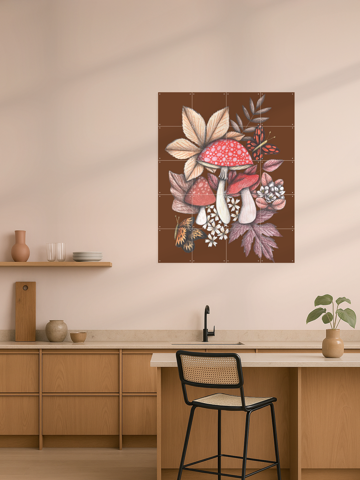 Mushrooms Magic 1, by Cecilia Battaini - IXXI 3