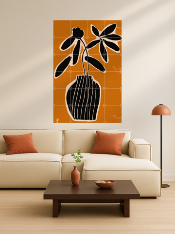 Ochre Still life No2, by Treechild - IXXI 5