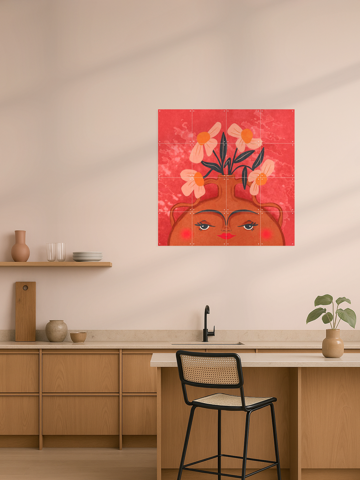 Happy Vase Happy Flowers, by Raissa Oltmanns - IXXI 3