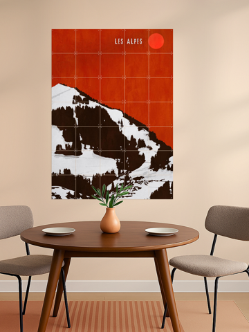 Les Alpes, by Kubistika - IXXI 4