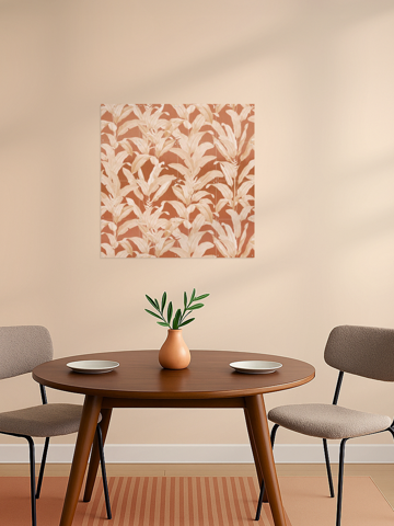 Tropical Vintage Jungle Leaves Terracotta, von Bloomery Decor - IXXI 4