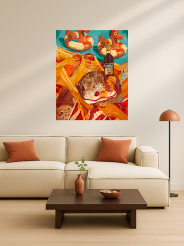 Campari Pool, by Ekaterina Zagorska - IXXI 5