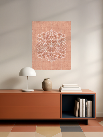 Marrakech Terracotta Mandala Texture, by Bloomery Decor - IXXI 6