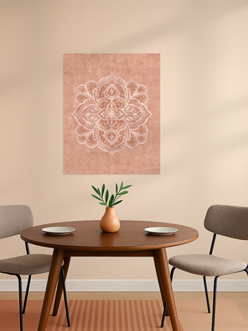 Marrakech Terracotta Mandala Texture, by Bloomery Decor - IXXI 4