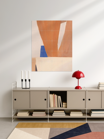 Warm Earth Tones And Bold Geometric Shapes, by Little Dean - IXXI 3