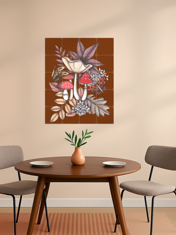 Mushrooms Magic 3, by Cecilia Battaini - IXXI 4