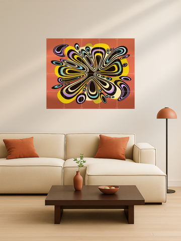 Paint Splatter, by Alejandro B. Canoy - IXXI 5