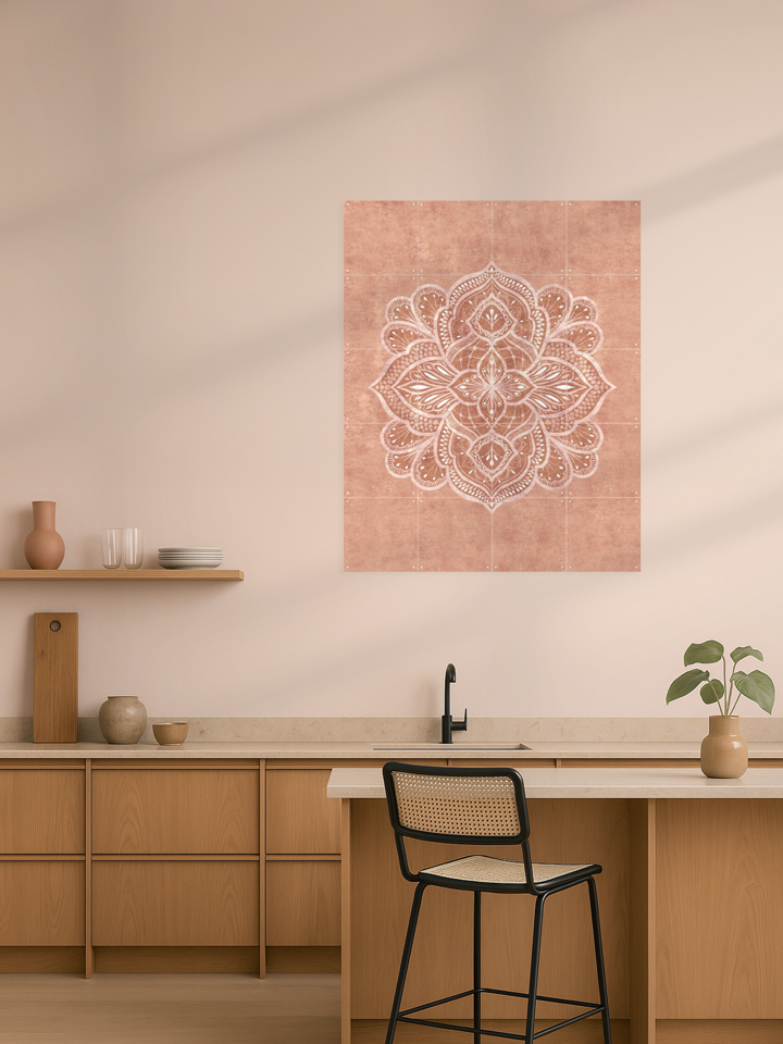 Marrakech Terracotta Mandala Texture