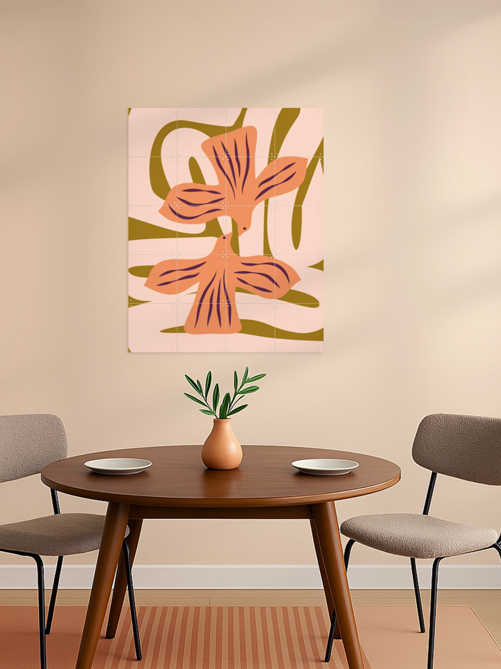 Lovebirds Coral Blush