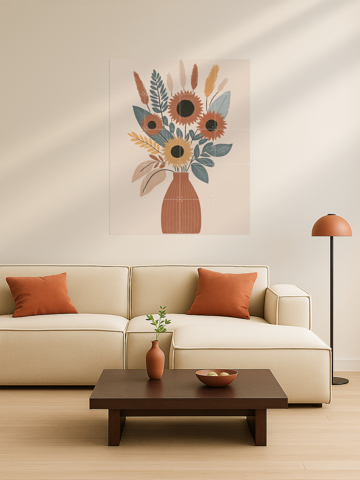 Boho Sunflowers, by Katarzyna Gąsiorowska - IXXI 5
