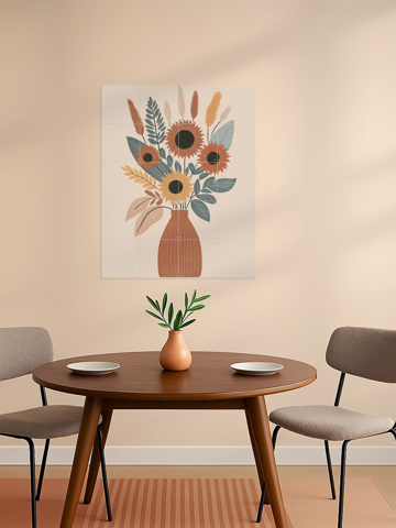 Boho Sunflowers, by Katarzyna Gąsiorowska - IXXI 4